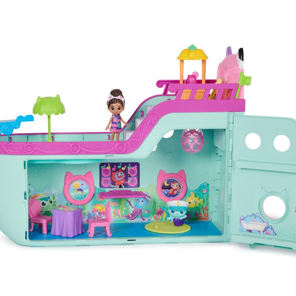 Gabby's Dollhouse 'Gabby' Cat Friend Cruise Ship Playset Aussie Toys