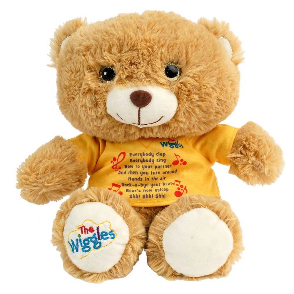wiggles singing teddy bear