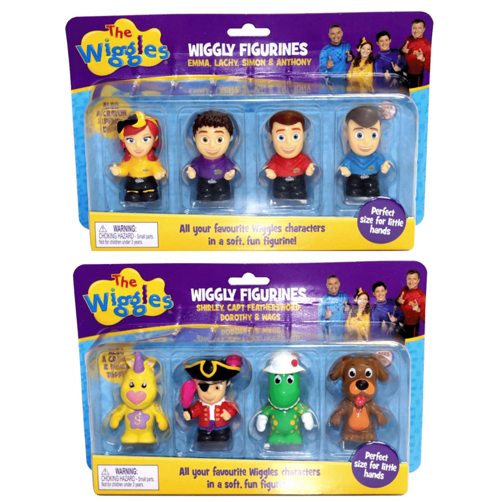 The Wiggles Wiggly Figurines The Wiggles 4 Pack Toywo vrogue.co