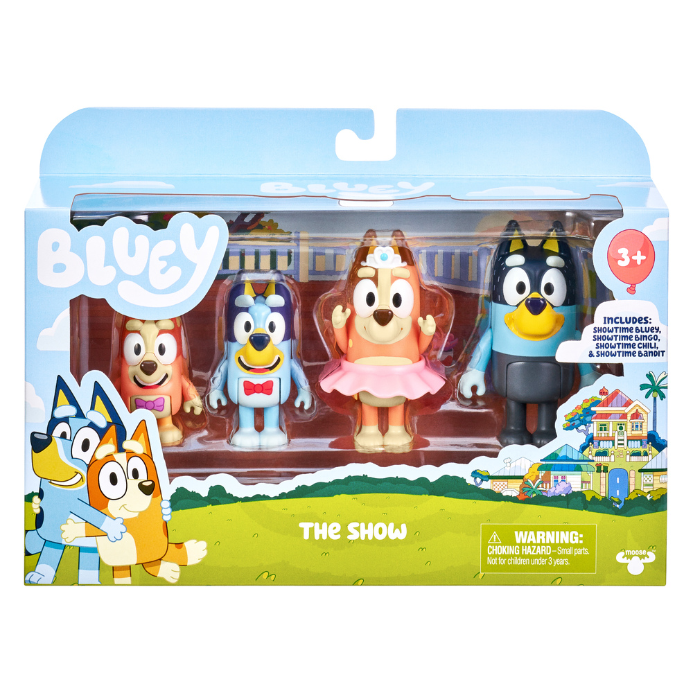 Bluey The Show Family Figurines 4 Pack Aussie Toys Online