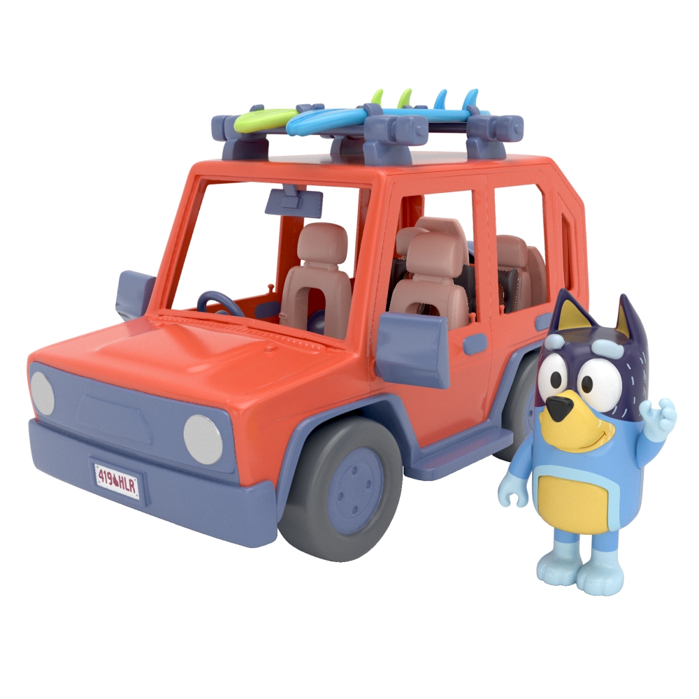 Bluey Heeler 4WD Family Vehicle Playset with Bandit