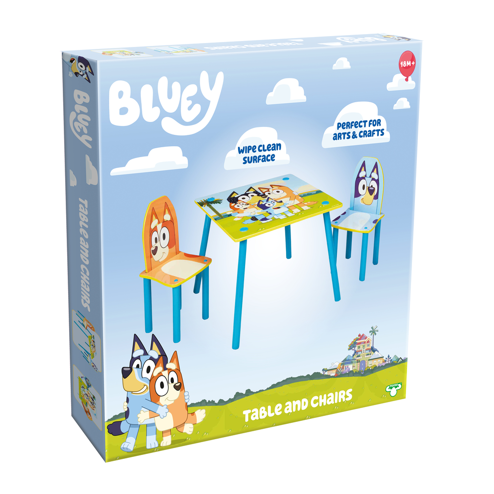 Bluey Kids Table and Chair Set Aussie Toys Online