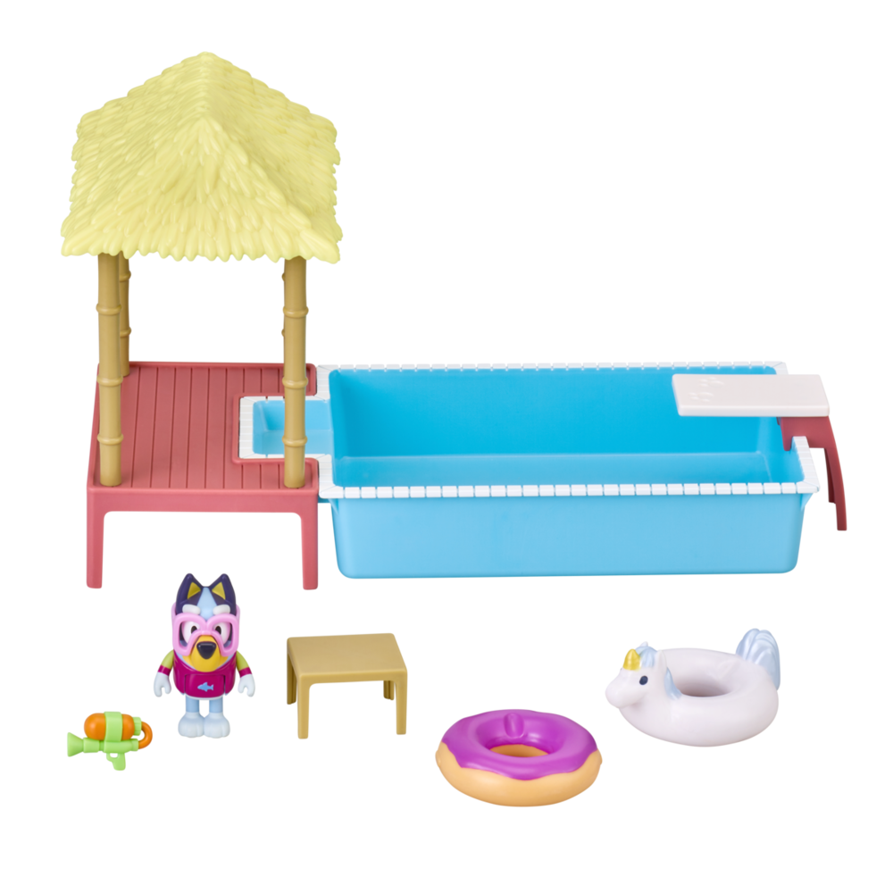 Bluey Pool Time Fun Playset Season 4 Aussie Toys Online