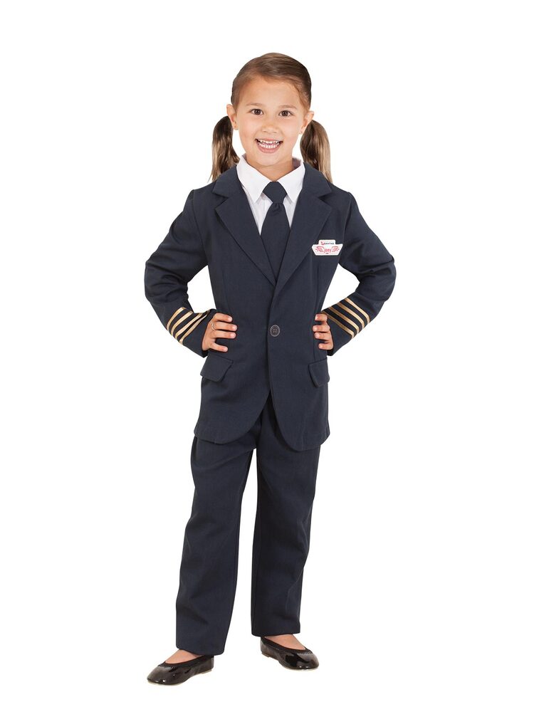 Qantas Joey Club Pilot Uniform Costume Child | Aussie Toys ...
