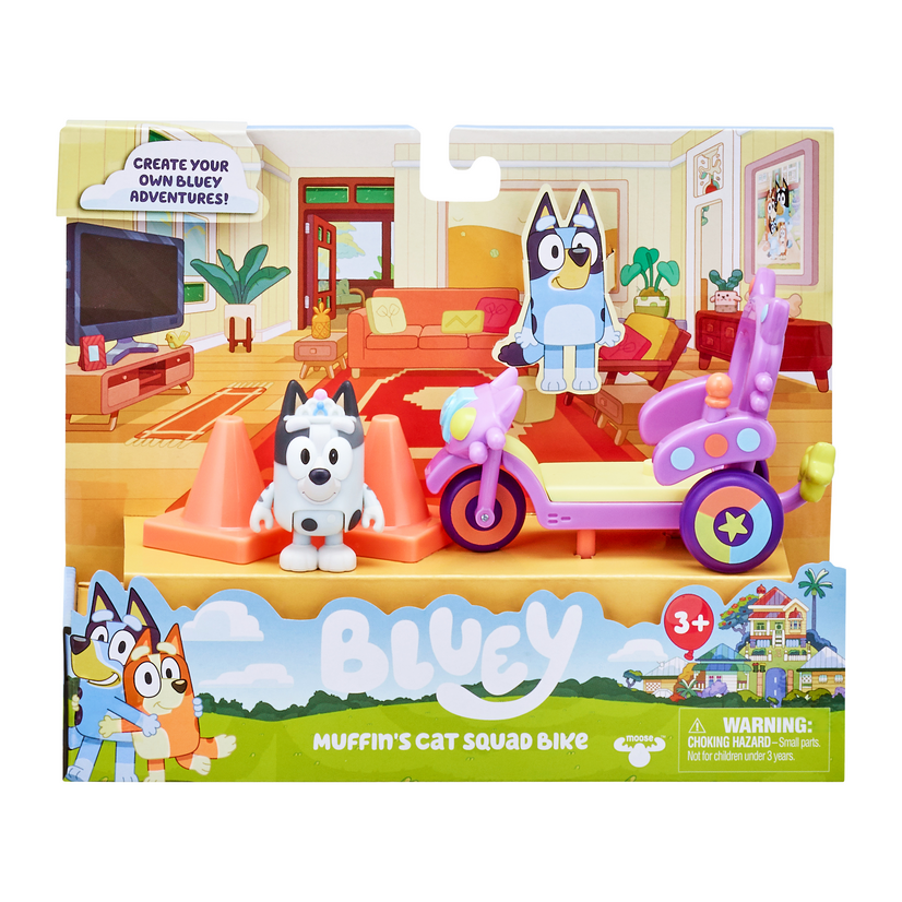 Muffin's Cat Squad Bike Muffin Bluey Aussie Toys Online