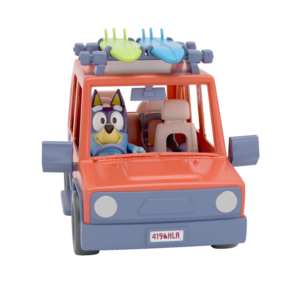 Bluey Heeler 4WD Family Vehicle Playset with Bandit