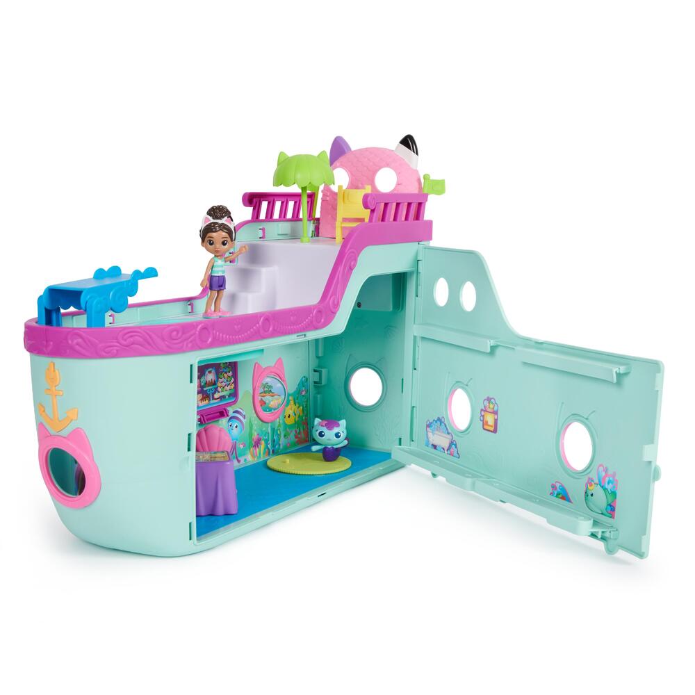 Gabby's Dollhouse 'Gabby' Cat Friend Cruise Ship Playset