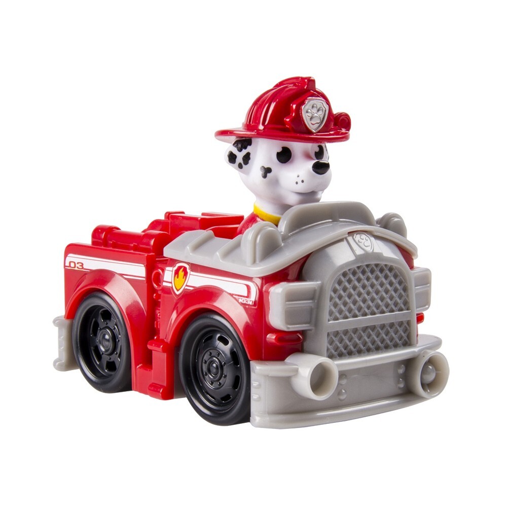 Paw Patrol Rescue Racer Marshall Fire Truck Red Vehicle