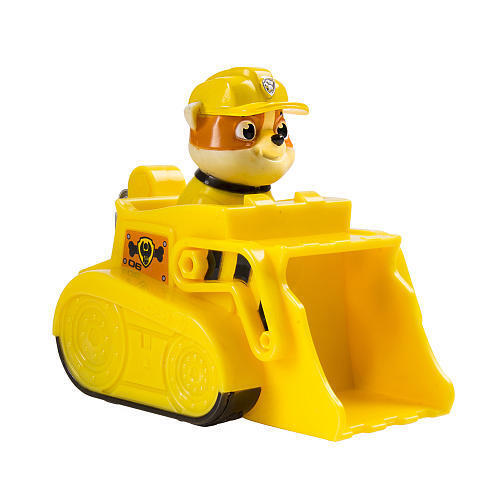 Paw Patrol Rescue Rubble Digger Yellow Vehicle | Aussie