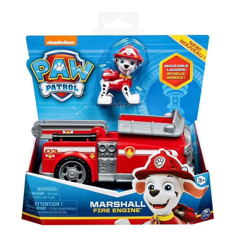 Paw Patrol Marshall Fire Engine Basic Vehicle With Pup Aussie Toys Online