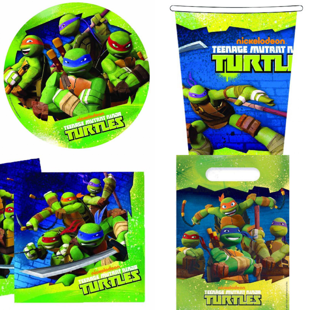 Teenage Mutant Ninja Turtle Birthday Party Pack 40 Pieces - Teenage