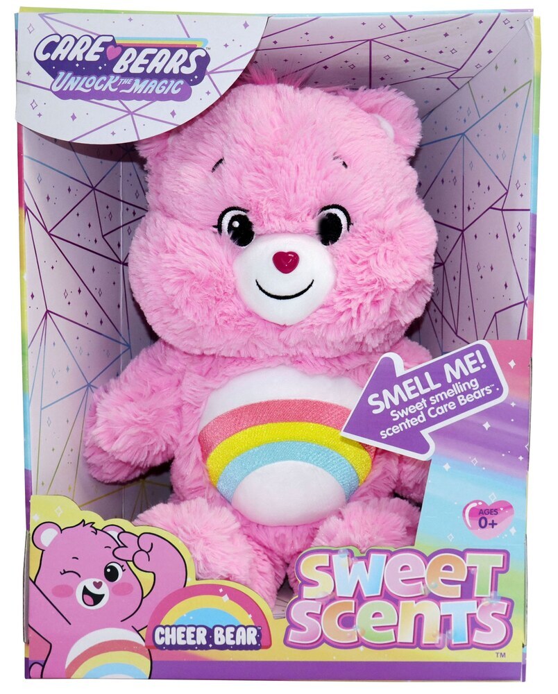 Care Bears Cheer Bear Sweet Scents Soft Plush Toy 33cm Aussie Toys Online