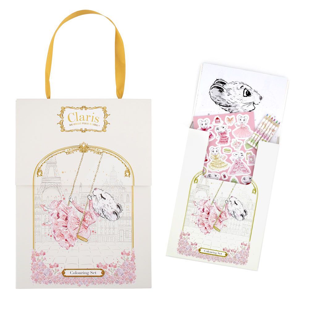 Claris The Chicest Mouse in Paris Colouring Set