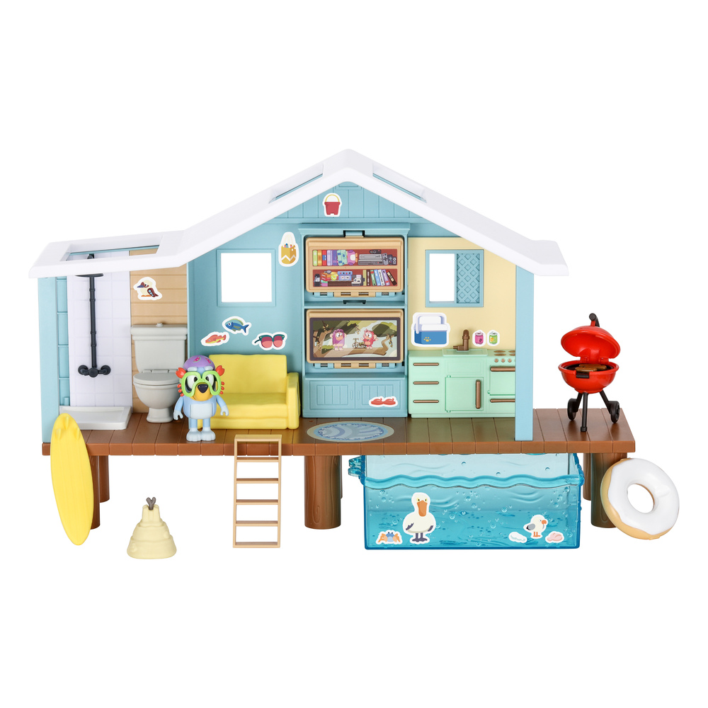 Bluey Beach Bluey's Beach Cabin Aussie Toys Online