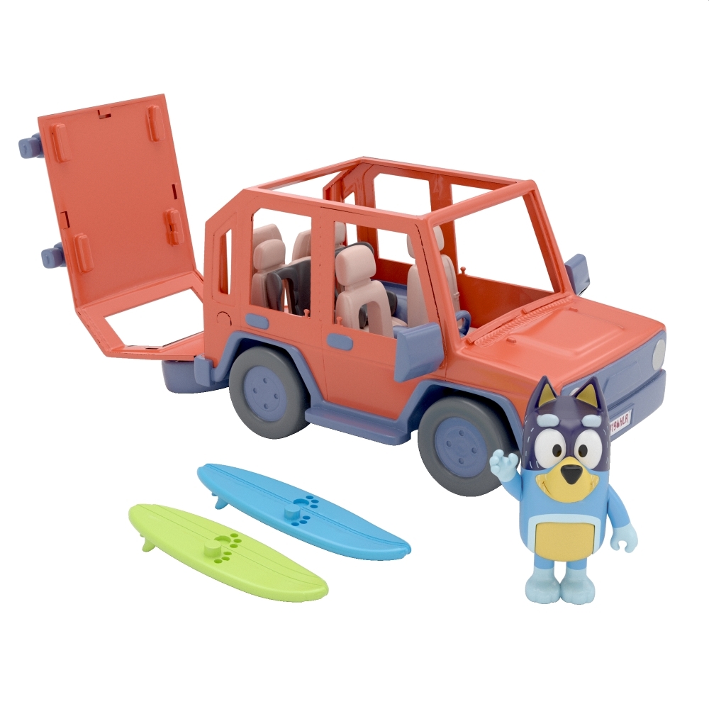 Bluey Heeler 4WD Family Vehicle Playset with Bandit