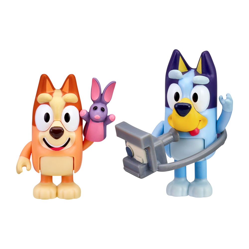 Photographer Bluey And Bingo Season 4 Mini Figurines 2 Pack Aussie