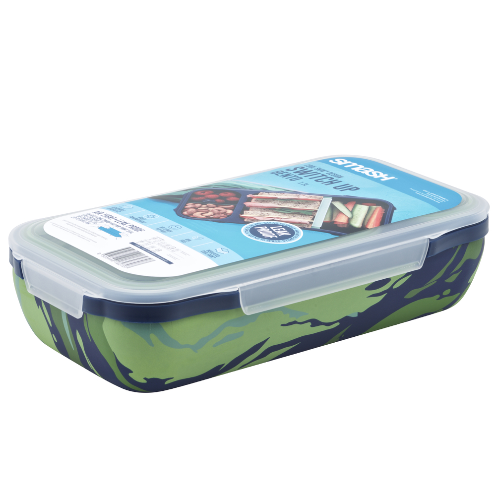 Smash Leak Proof Bento Switch Up 1.3L Navy Aussie Toys Online