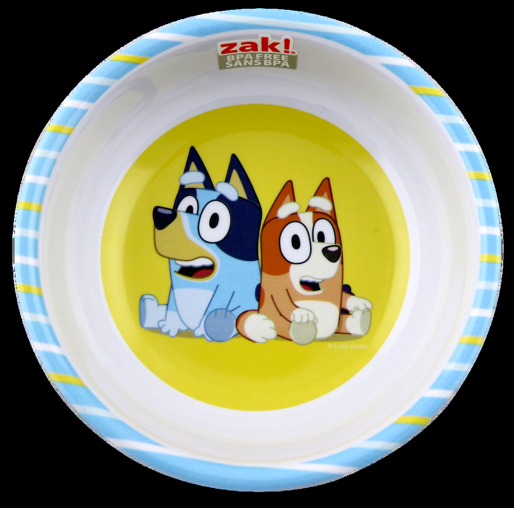 Zak Bluey Melamine Bamboo Bowl, Dinnerware, Household