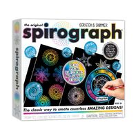 The Original Spirograph Scratch and Shimmer Design Set