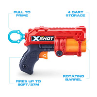 X-Shot Excel Fury 4 Foam Dart Blaster with 16 Darts by Zuru