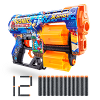 X-Shot Skins Dread Foam Dart Blaster by Zuru - Sonic the Hedgehog - Maga Sonic