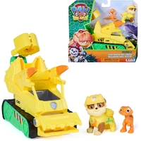Paw Patrol The Dino Movie - Dino Rescue Bulldozer - Rubble