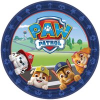 Paw Patrol Adventures 23cm Round Paper Plates - 8 Pack