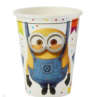 Despicable Me 266ml Paper Cups - 8 Pack