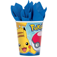 Pokemon 266ml Paper Cups - 8 Pack