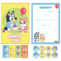 Bluey Postcard Invitations