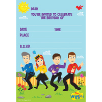 The Wiggles Birthday Invitations 8 Pack