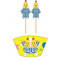 ABC Kids Bananas in Pyjamas Cupcake Cases & Picks 24 Pack