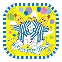 ABC Kids Bananas in Pyjamas 25cm Square Plates 8 Pack