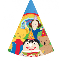 ABC Kids Play School Paper Cone Hats 15cm 8 Pack