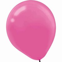 Helium Quality Latex Balloons 30cm Bright Pink 15 Pack