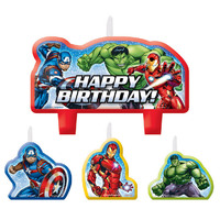 The Avengers Epic Birthday Candle Set