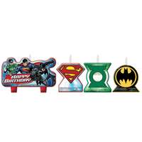 Justice League Birthday Candle Set