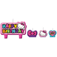 Hello Kitty Rainbow Birthday Candle Set