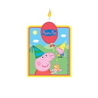 Peppa Pig Flat Birthday Candle
