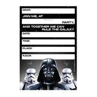 Star Wars Classic Birthday Invitations 8 Pack