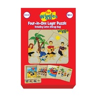 The Wiggles 4 in 1 Wooden Layer Puzzle