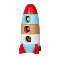 Discoveroo: Magnetic Stacking Rocket Grey