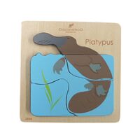 Super Chunky Aussie Animal Puzzle - Platypus