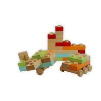 Discoveroo 17 Piece Chunky Wood Block Set