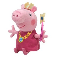 Peppa Pig Regular Princess Beanie Plush Toy 15cm