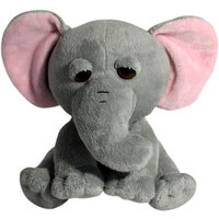  Elephant Sitting Plush Toy 18cm