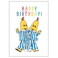 ABC Kids Bananas in Pyjamas B1 and B2 Birthday Card 11cm x 15cm