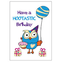 ABC Kids Hootastic Birthday Card 11cm x 15cm