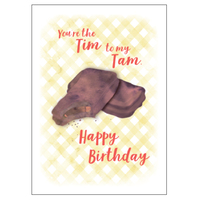 Matilda's Milk Bar Choc Bikkie Birthday Card 11cm x 15cm