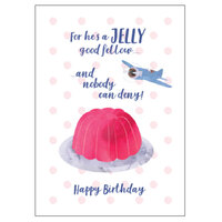 Matilda's Milk Bar Aeroplane Jelly Birthday Card 11cm x 15cm